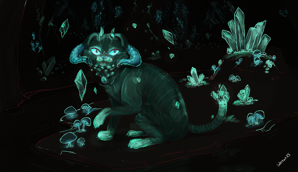 Jade Cat Commission 2025